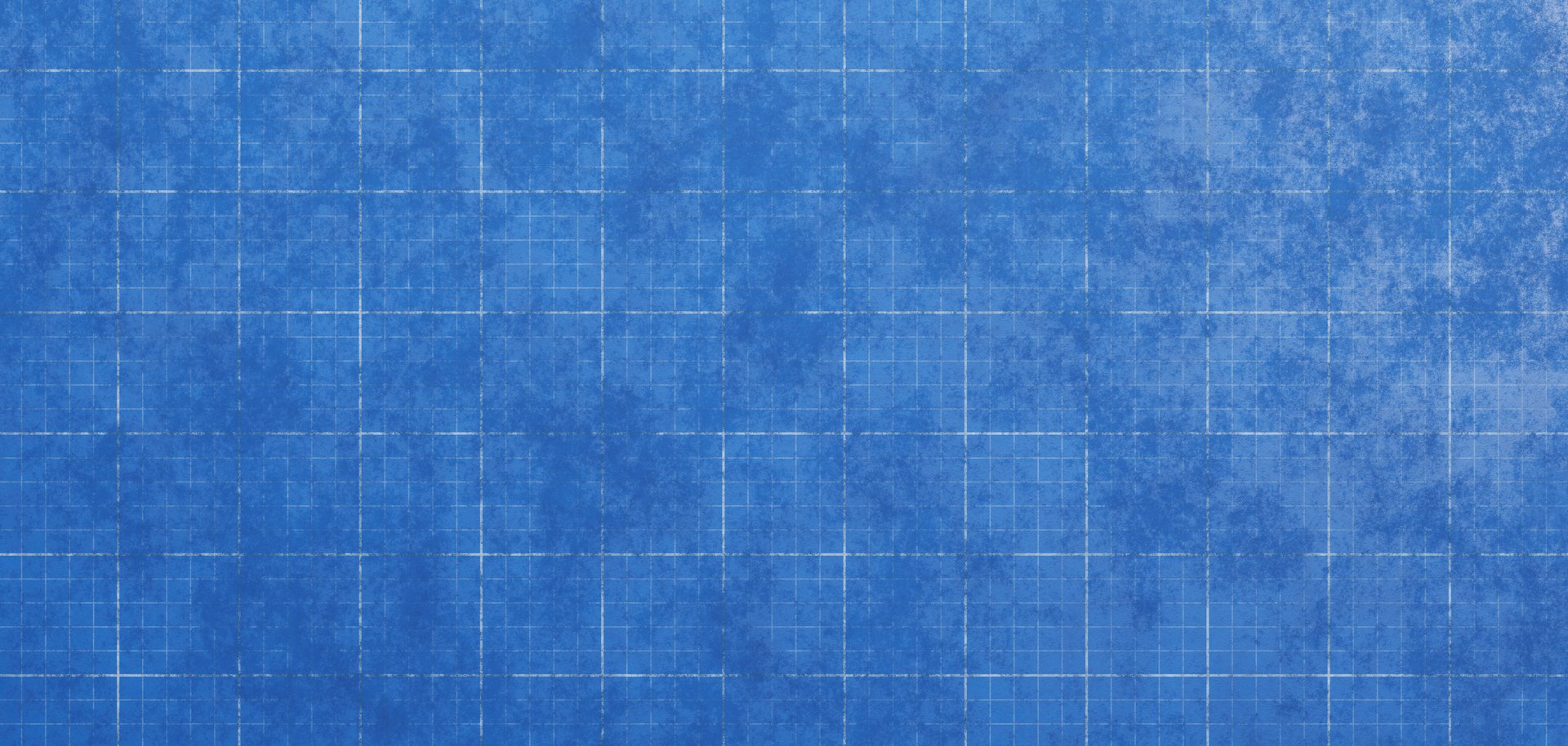 Old grungy blueprint background. Architecture industrial wallpaper with white grid