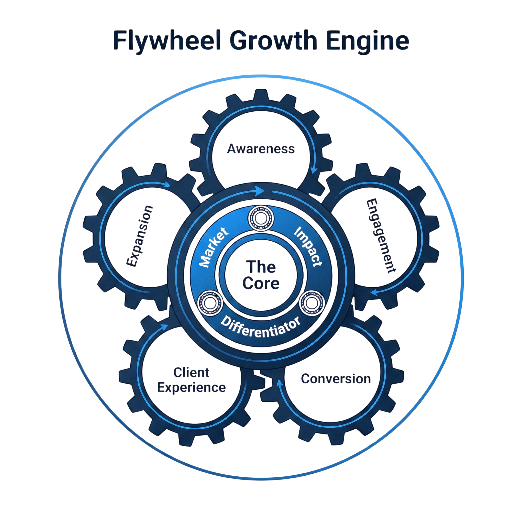 Flywheel Growth Engine Illustration