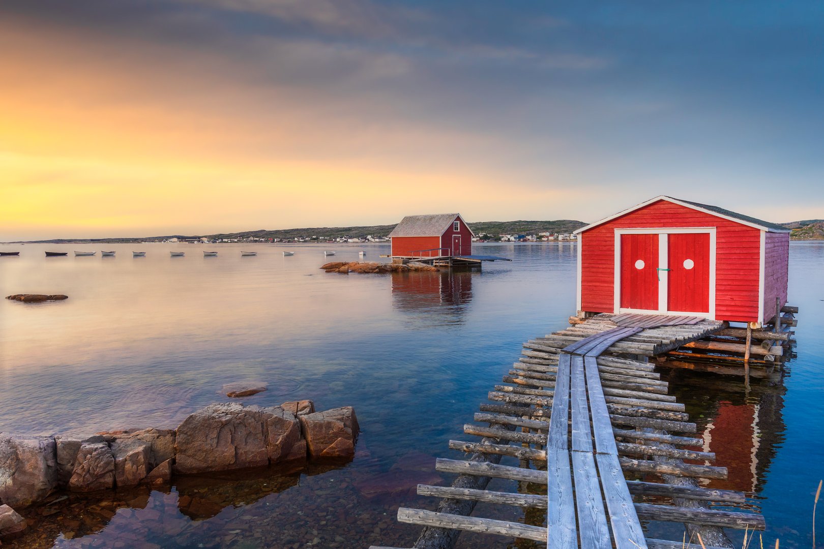 The fishing village of Tilting, Fogo Island, Newfoundland