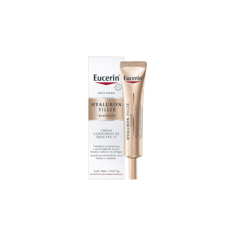 EUCERIN ELASTICITY CONT. DE OJOS FPS 15+, 15 ML