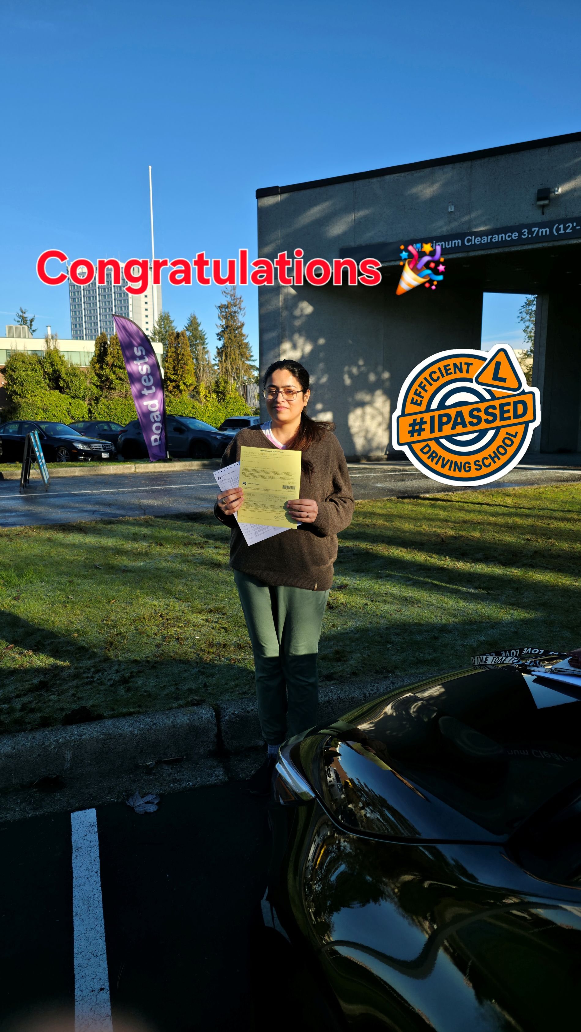 Success story from Efficient Driving School student