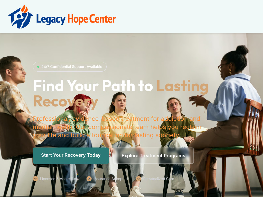 Legacy Hope Center Website