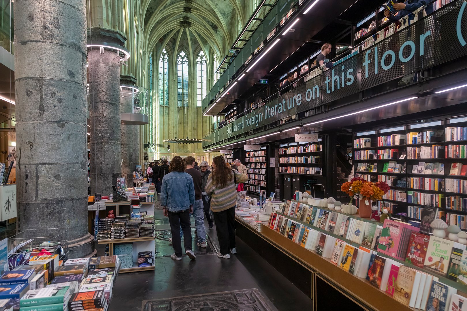 Maastricht, Netherlands, October 1, 2025; Bookstore Dominicans, in a Gothic church building in the center of the Dutch city of Maastricht.