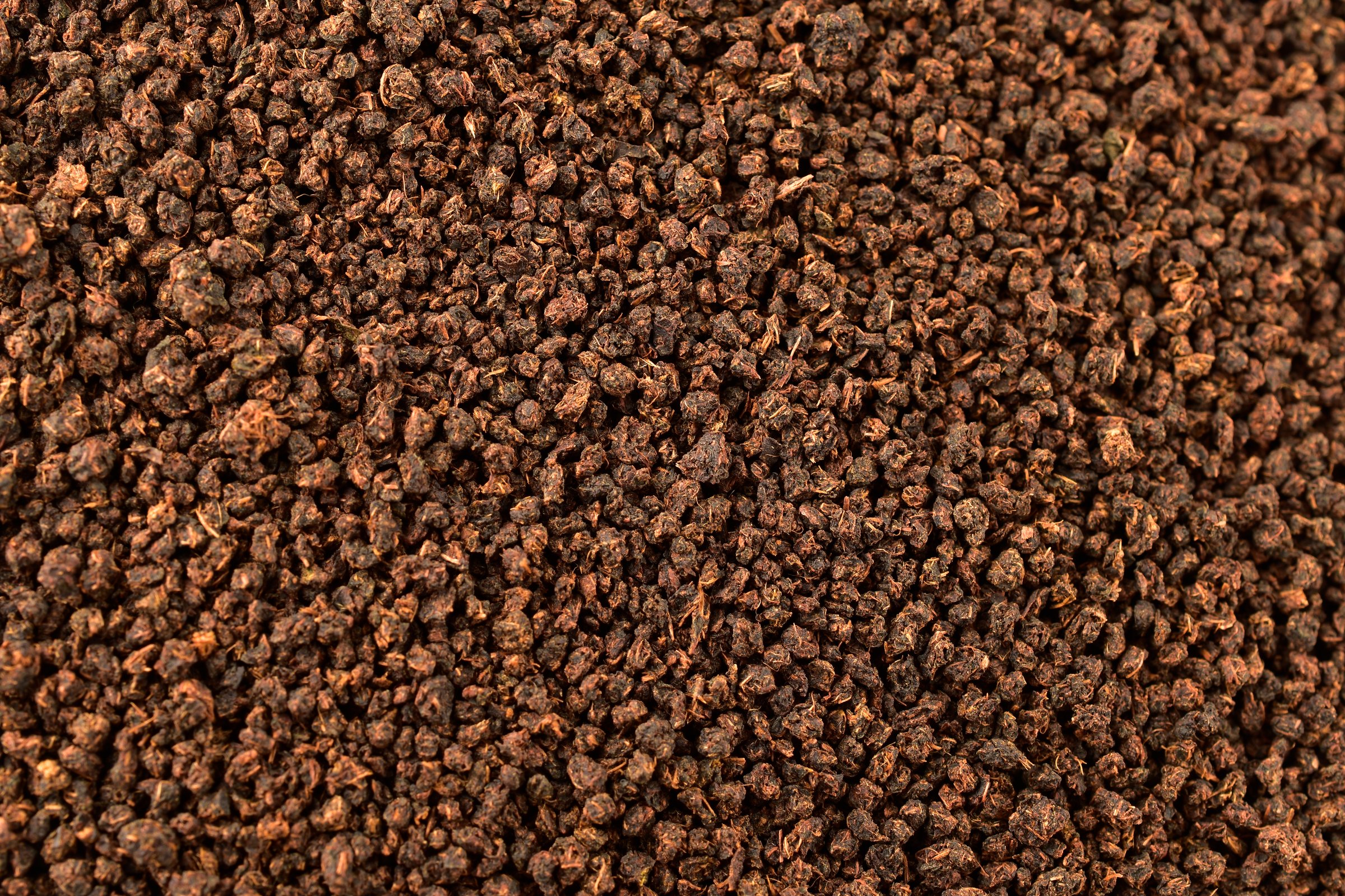 CTC tea texture, tea granules