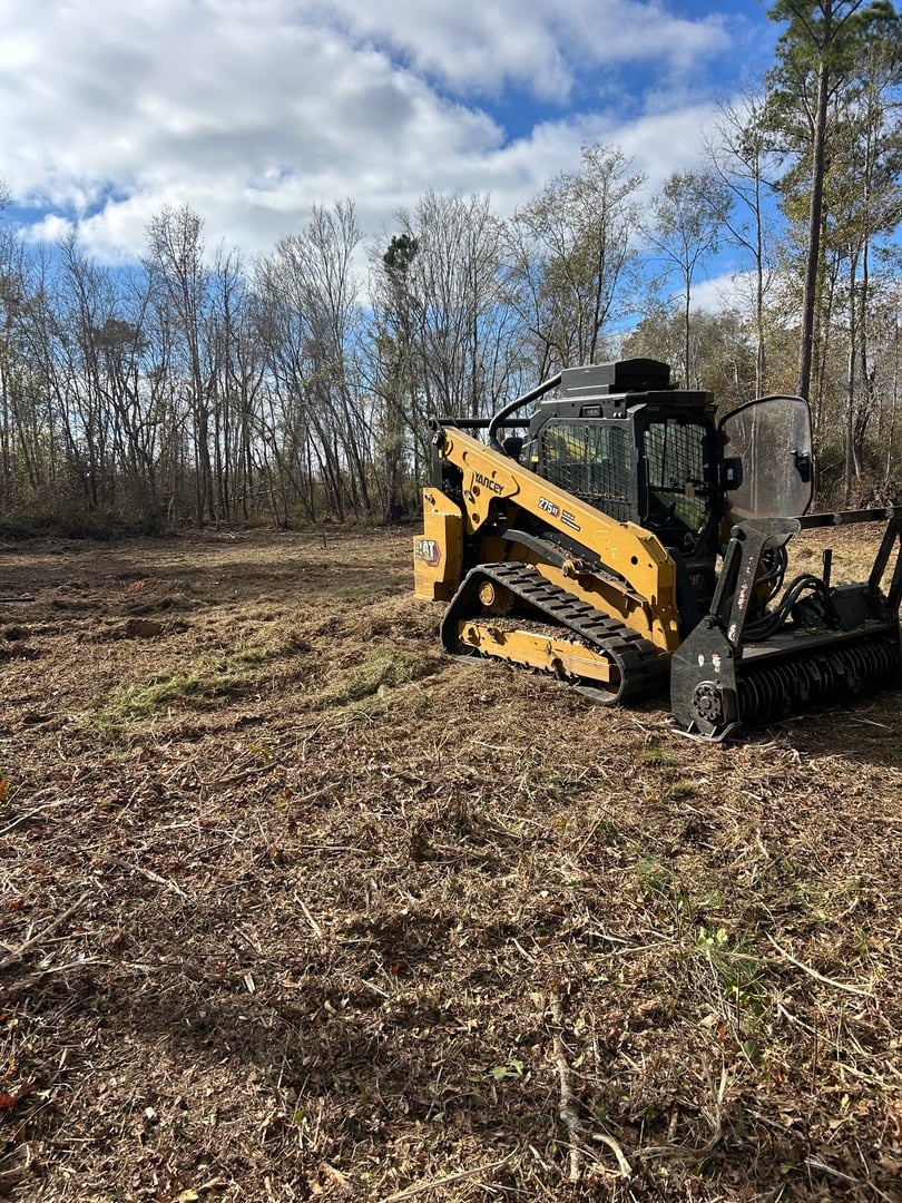 Land clearing and grading in progress