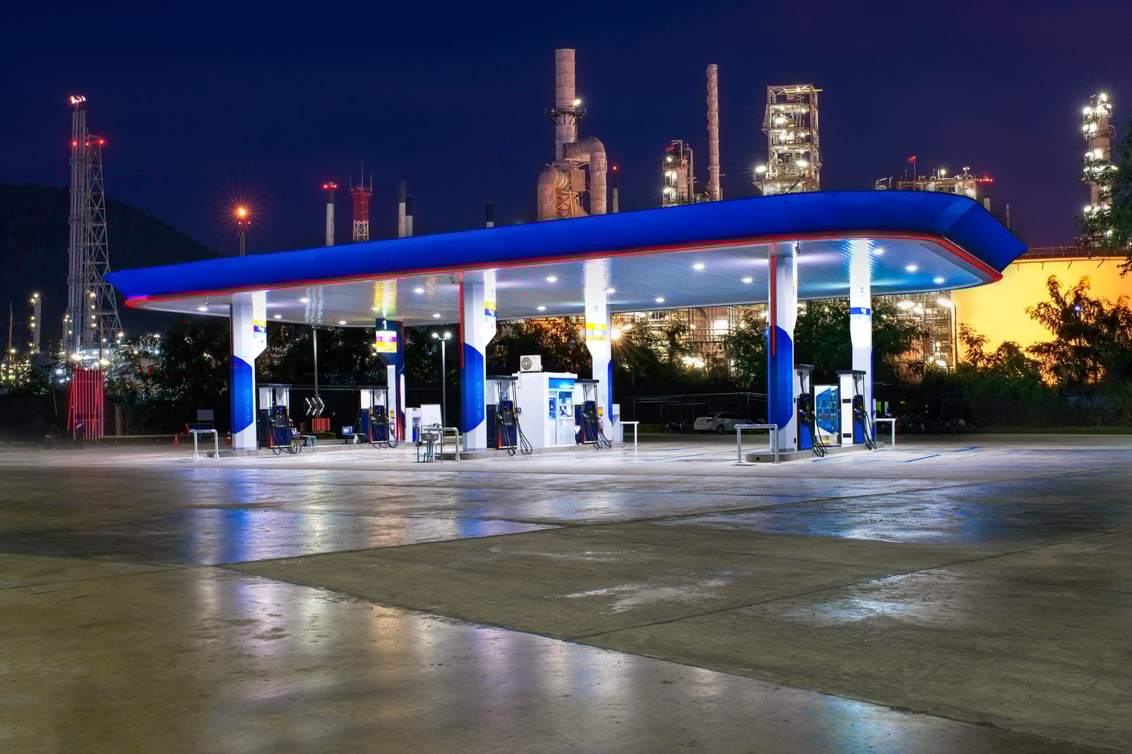 Blue Dispensing Pump