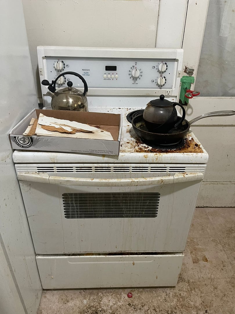 Oven Cleaning Before