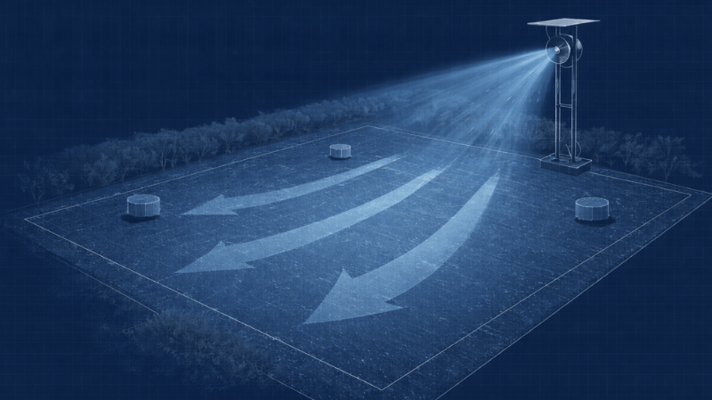 Sistemas de ventilación forzada para grandes superficies