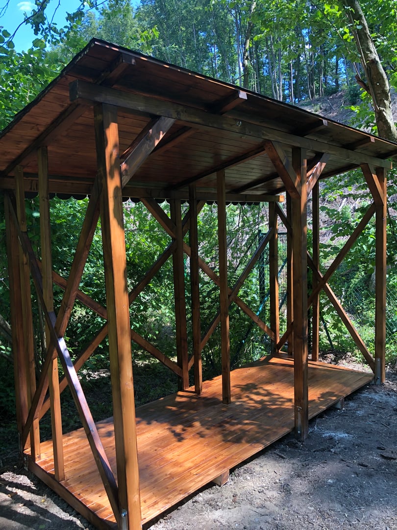 Firewood Shed Detail 1