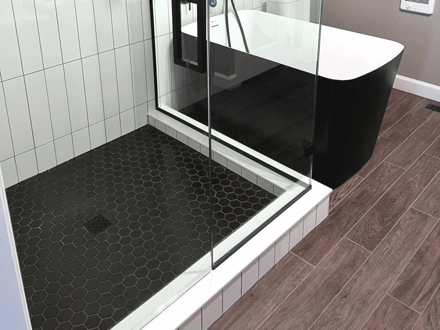 Tile floor installation