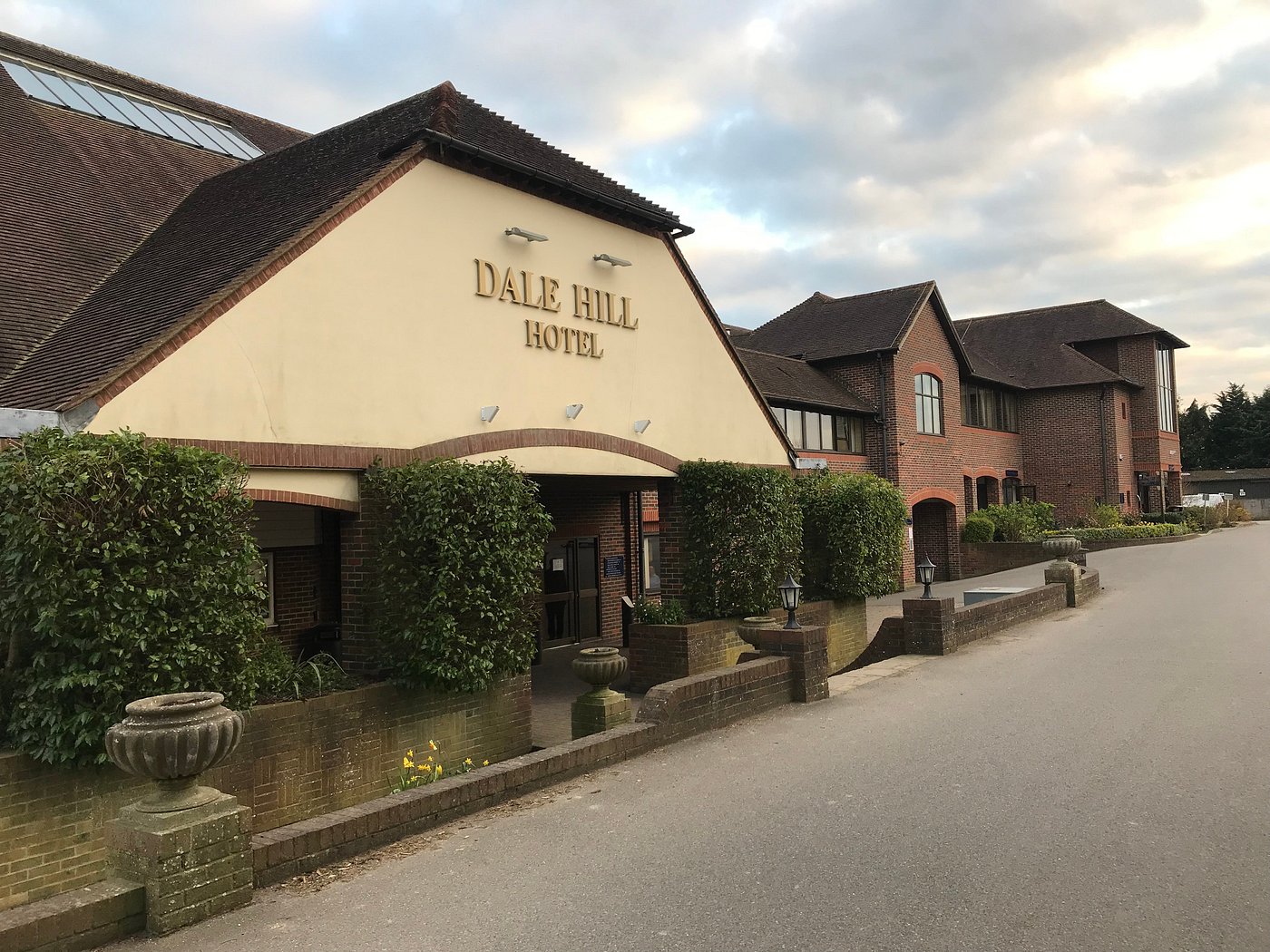 Dale Hill golf course detailed view with Sussex countryside