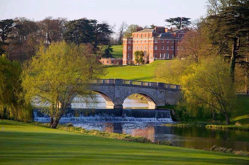 Brocket Hall historic estate and championship golf courses in Hertfordshire