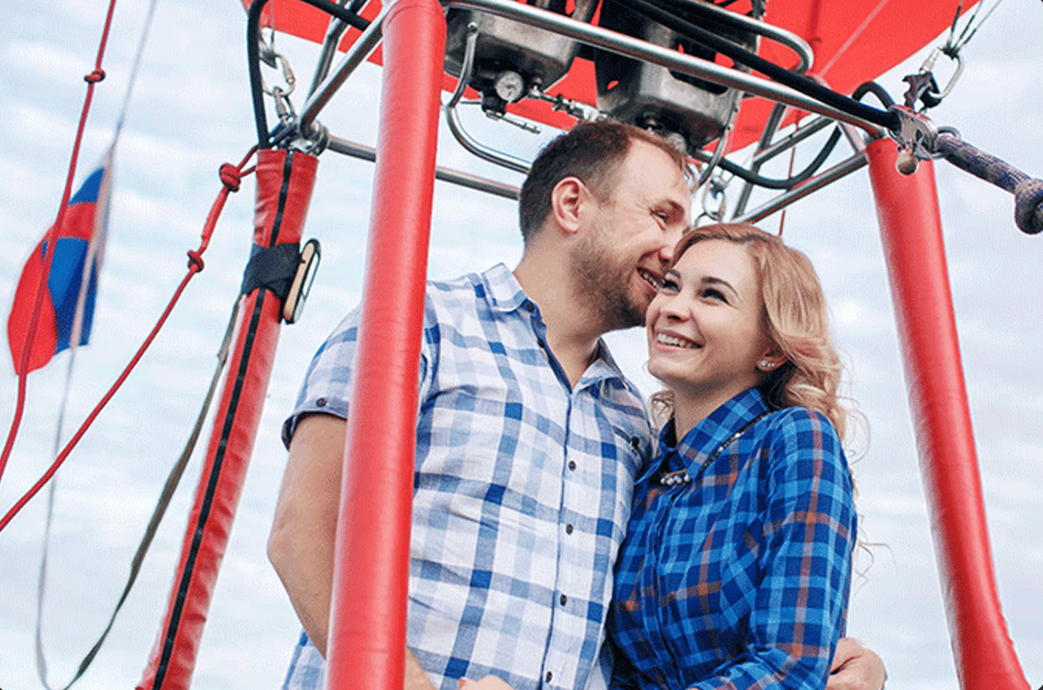 Private hot air balloon flight