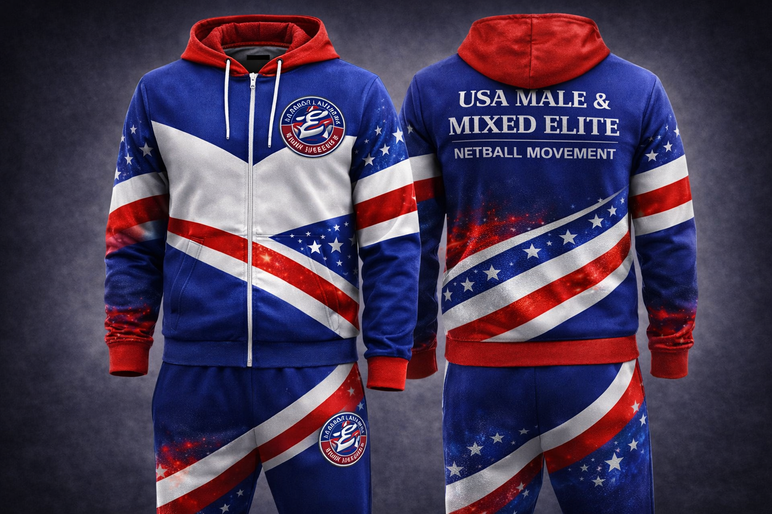 Elite Unisex Official Blue Jogger Sweatsuit