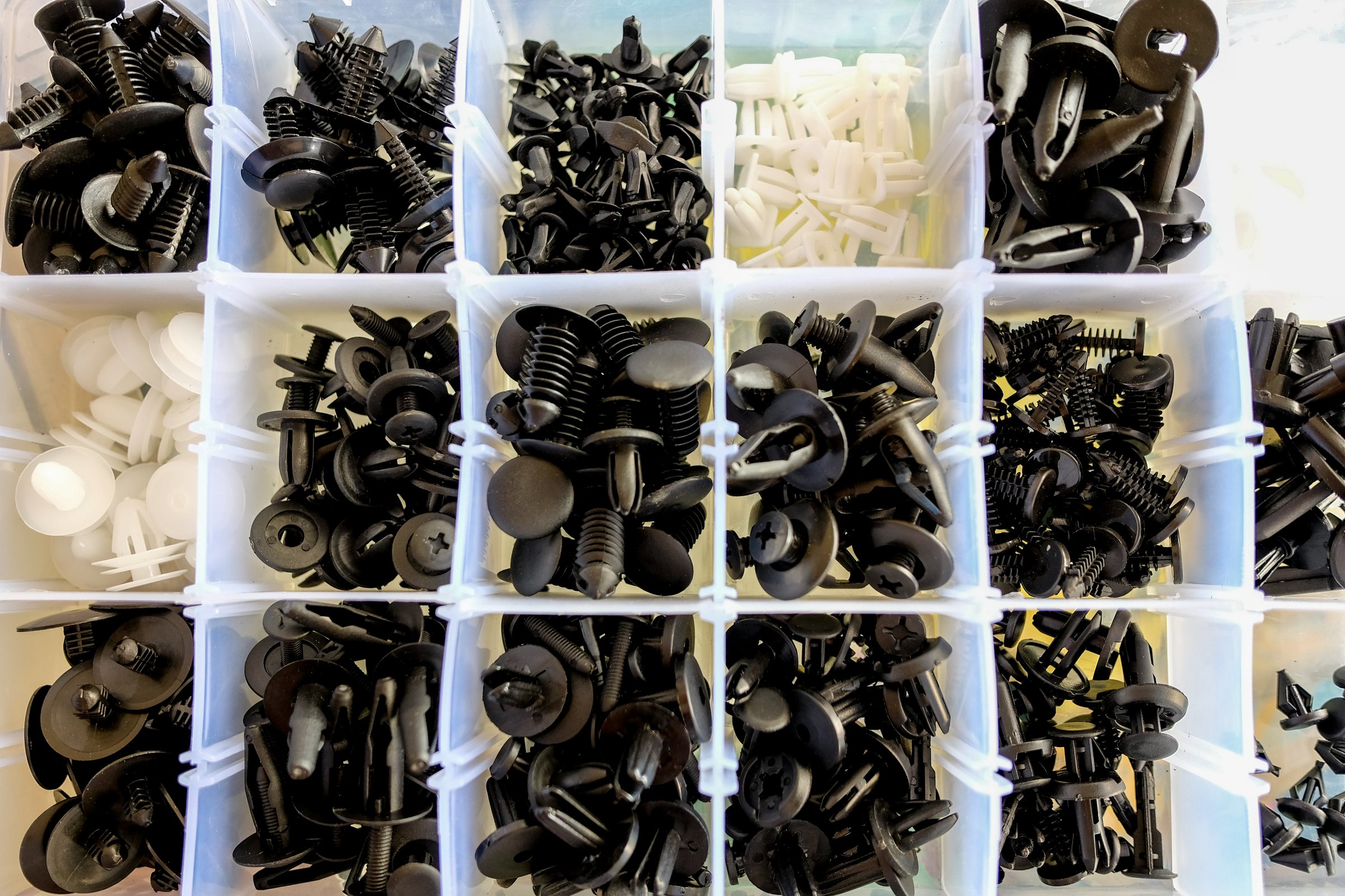 Body panel fasteners