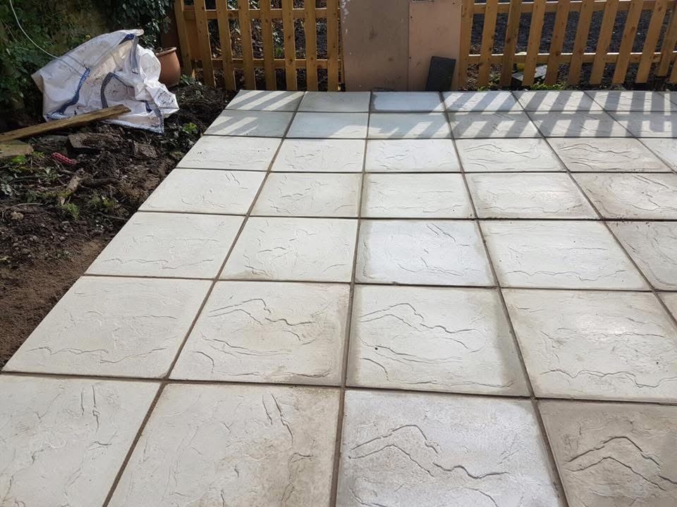 Patio paving project in Sheffield