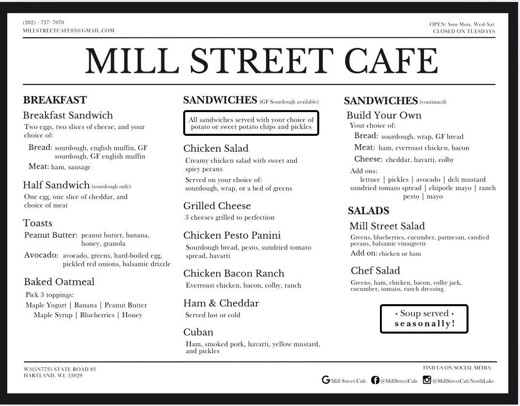 Lunch and Sandwiches