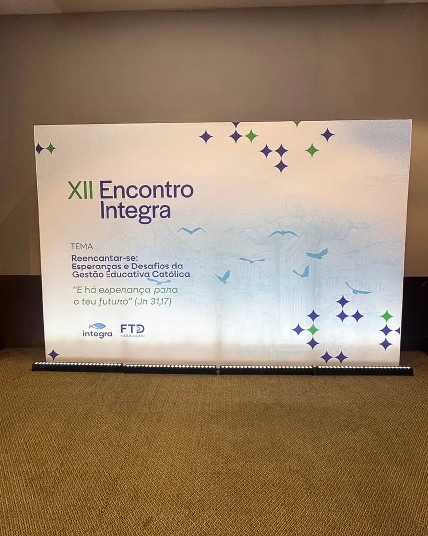 Backdrop para ativação de marca e lançamento de produto com montagem ágil