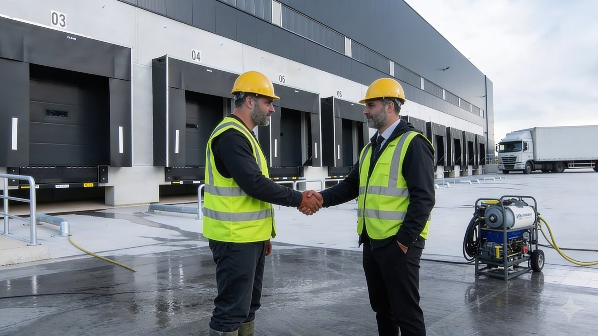 Technicus controleert apparatuur