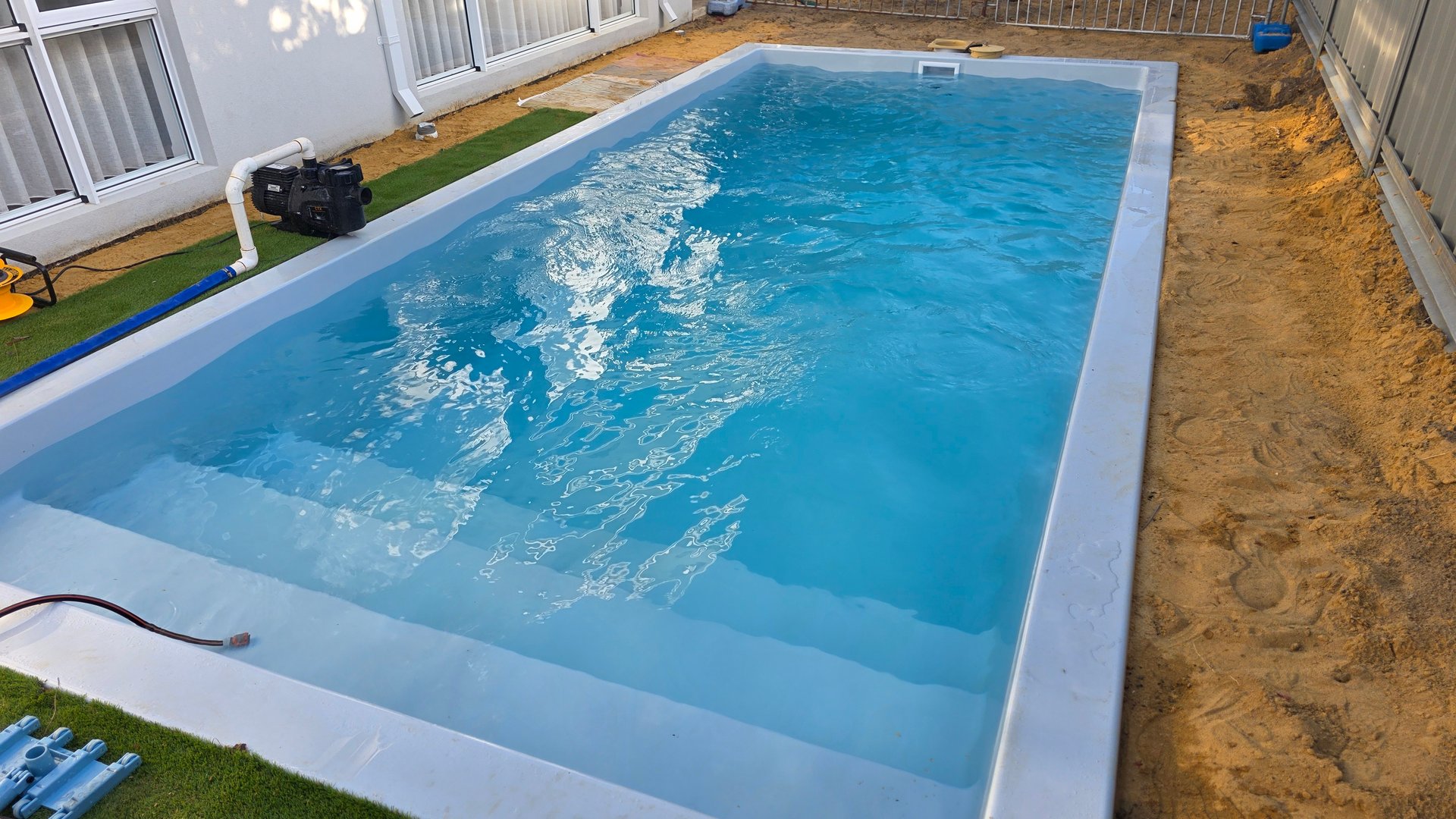 Pool installation work