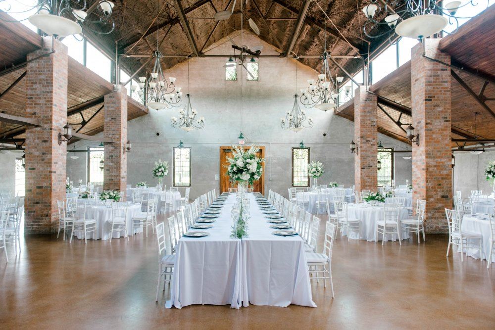 Olde Dobbin Station Reception Hall setup
