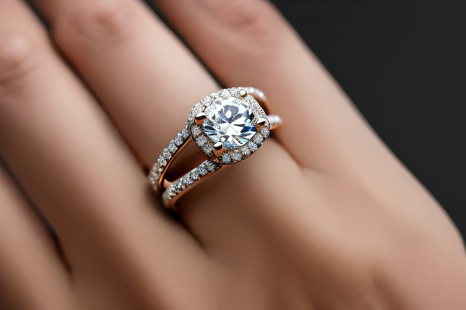 Elegant Heart-Shaped Gold Ring