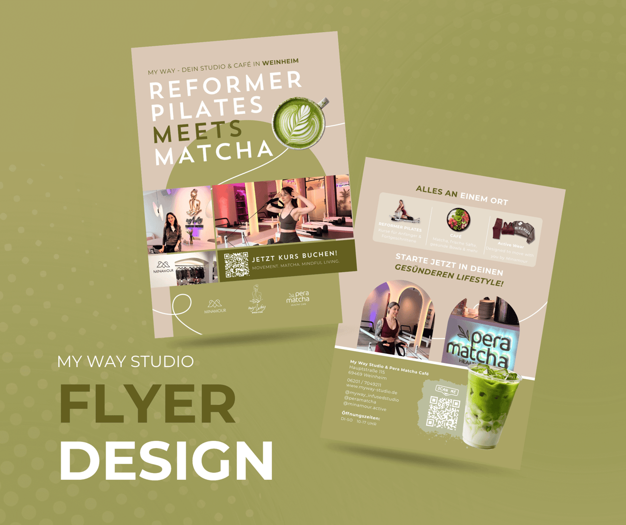 Flyer My Way & Pera Matcha