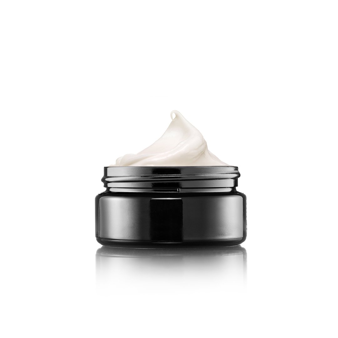 Beauty cream texture. Cosmetic lotion background. Creamy skincare product closeup.