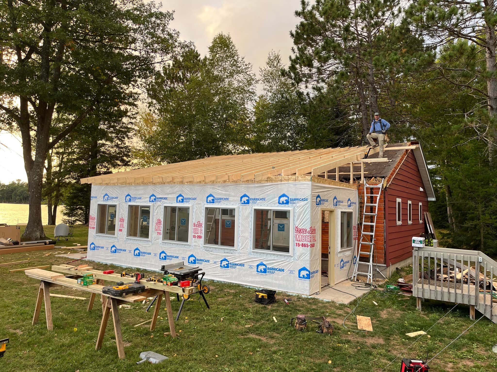 Home Additions Before by Sendelbach Builders