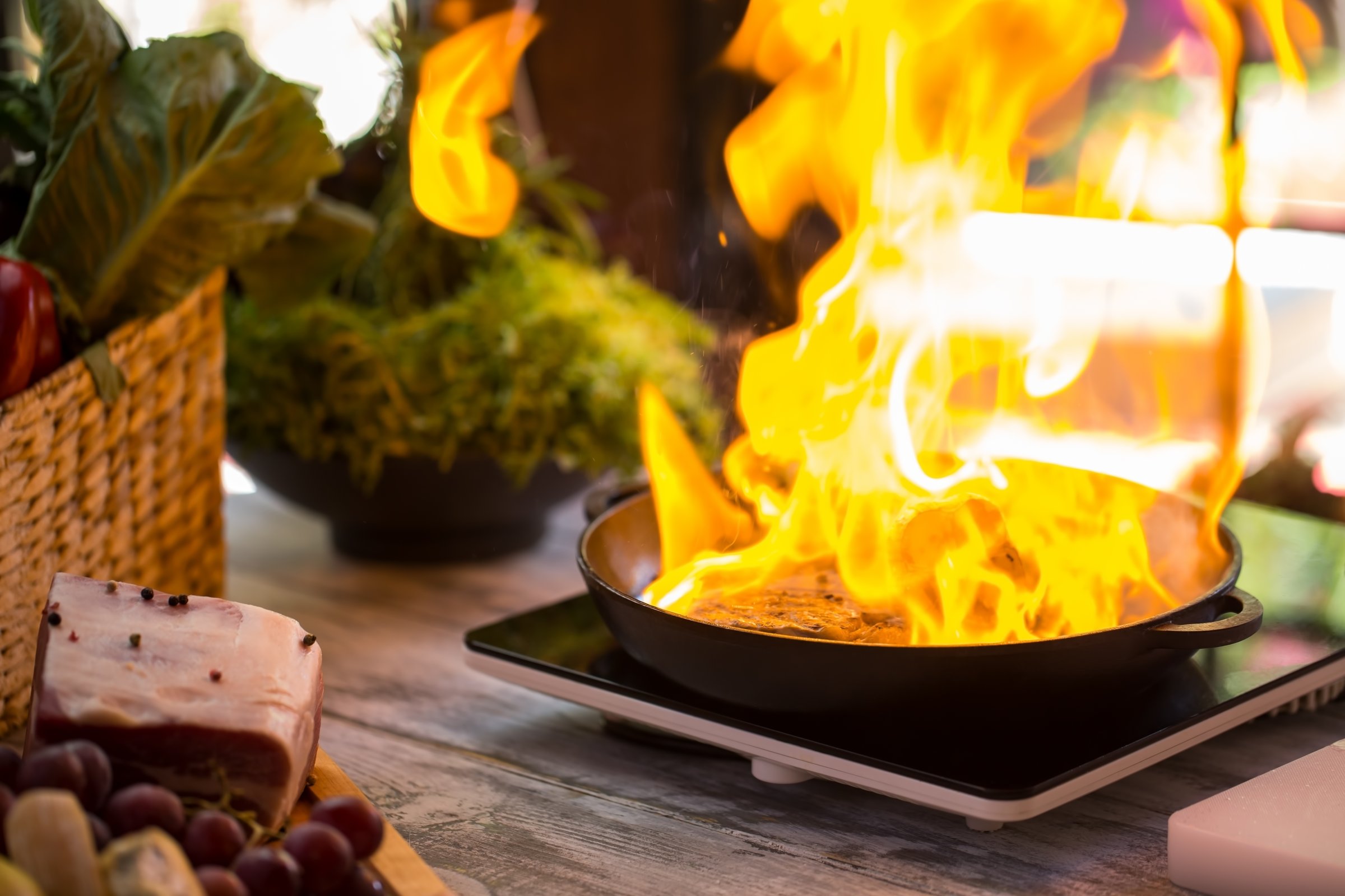 Fire cooking collaboration