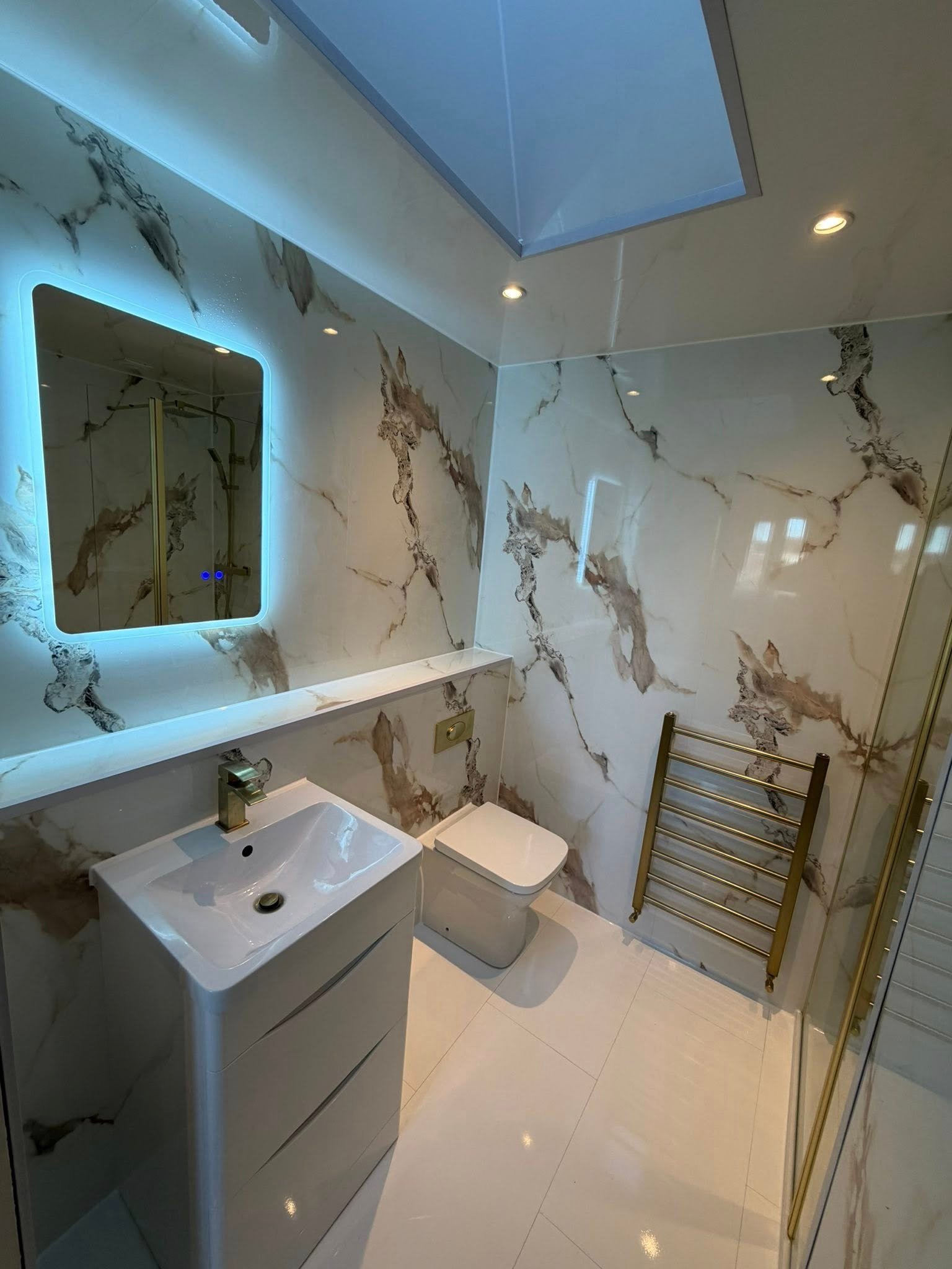 Modern bathroom installation