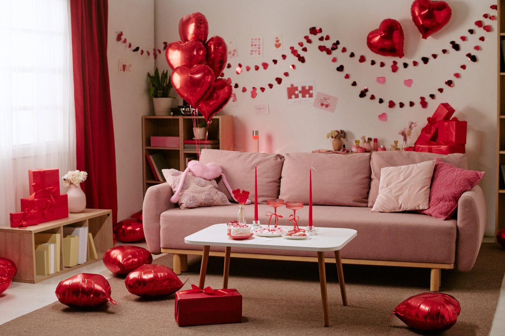Valentine's day interior