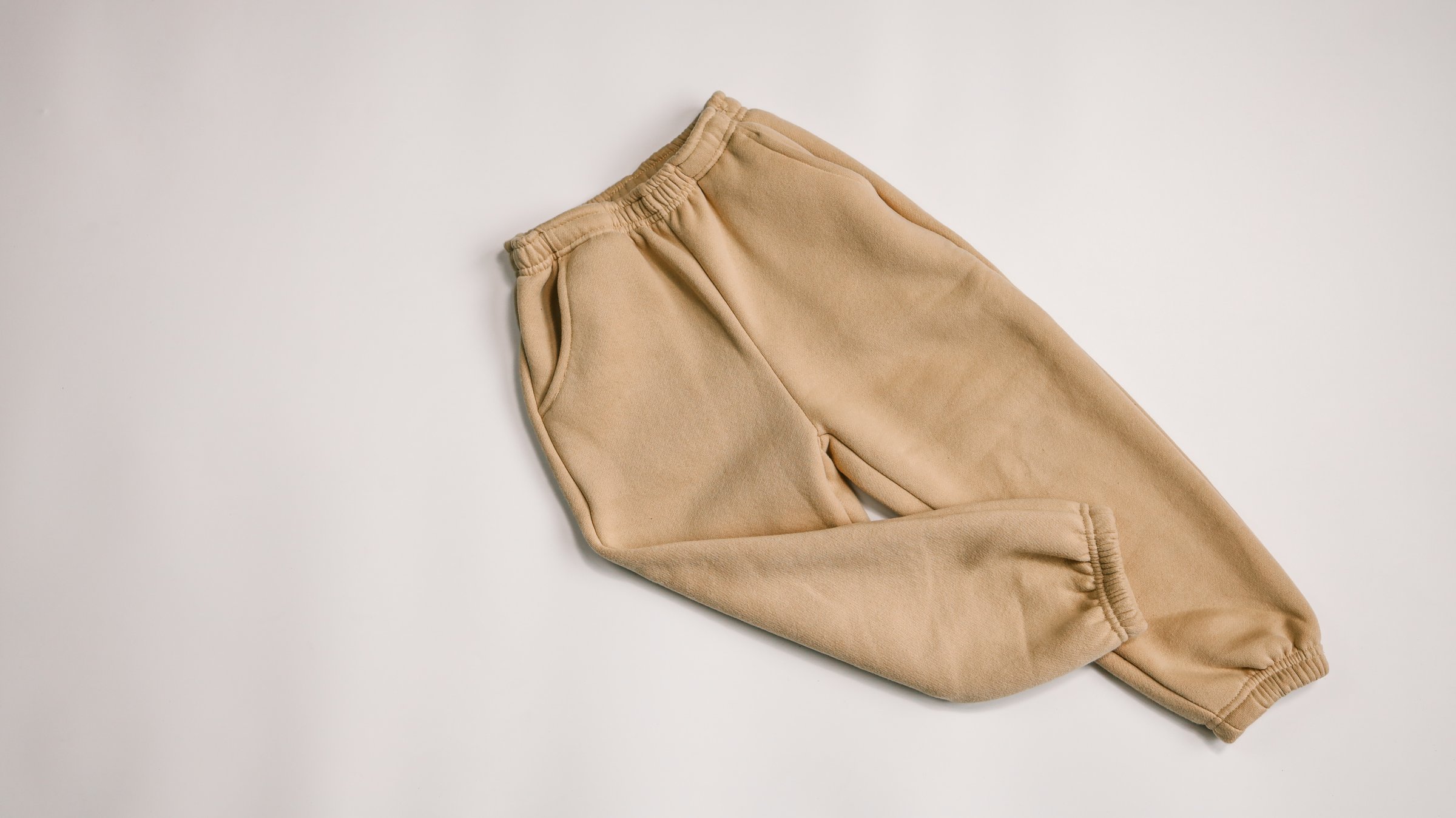 Sport sweatpants isolated on a white background.