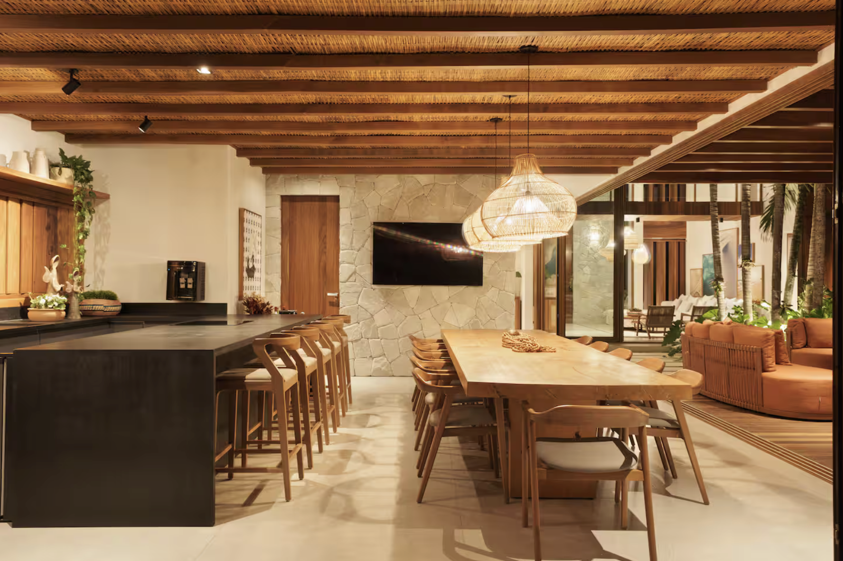 Villa living space