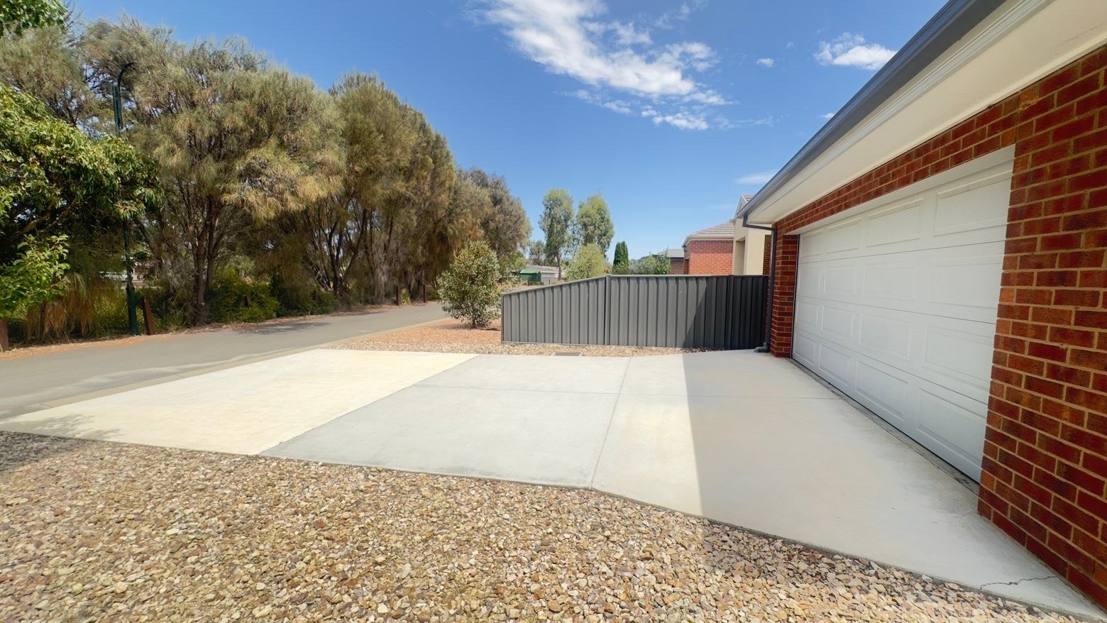 After - Clean driveway