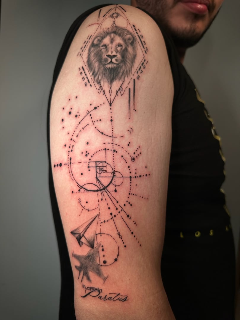 Tatuaje realizado por Victoria Lavā - Trabajo de portafolio