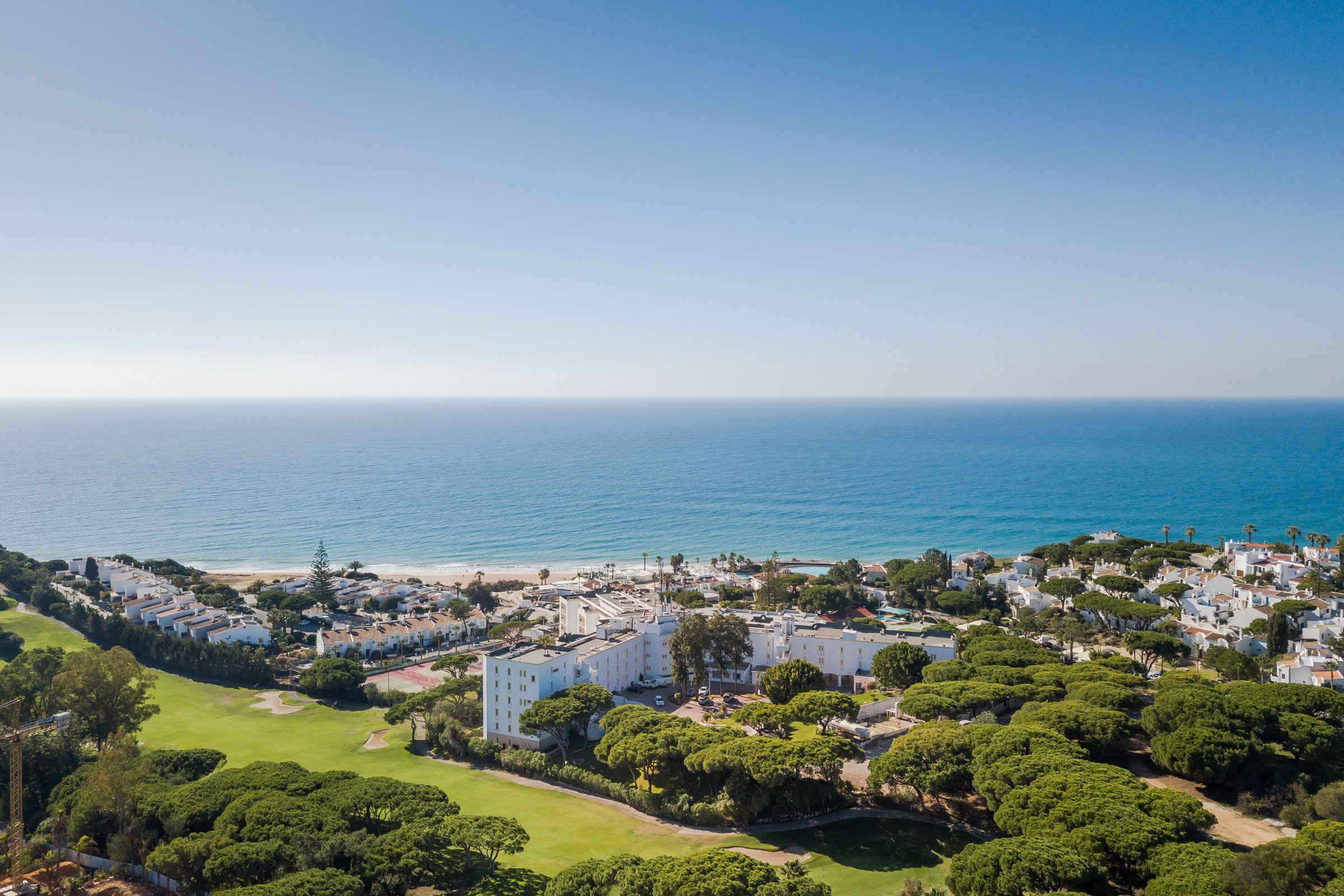 Dona Filipa Hotel aerial view Vale do Lobo