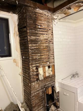 Before - Exterior house before painting