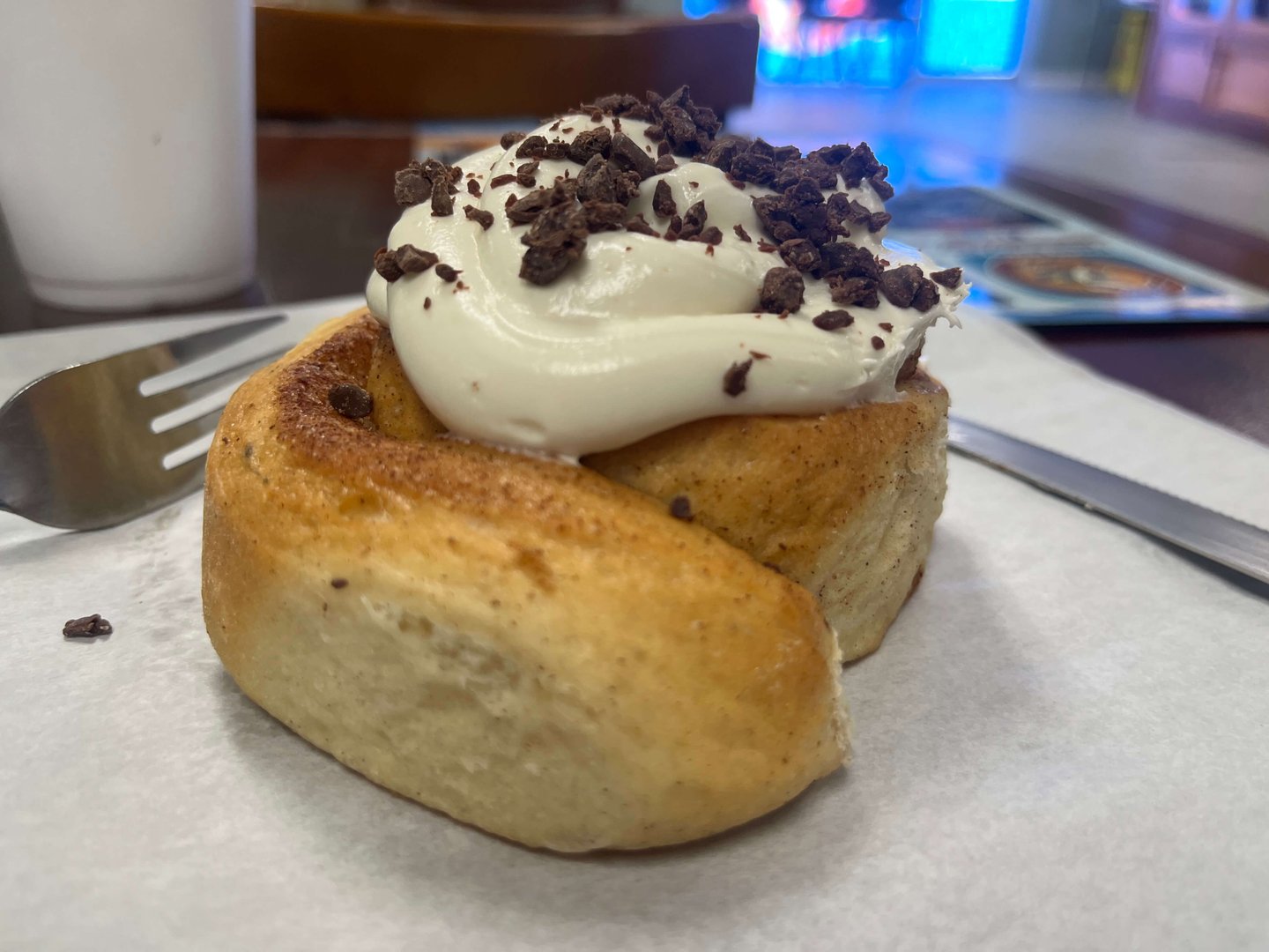 Cafe food presentation