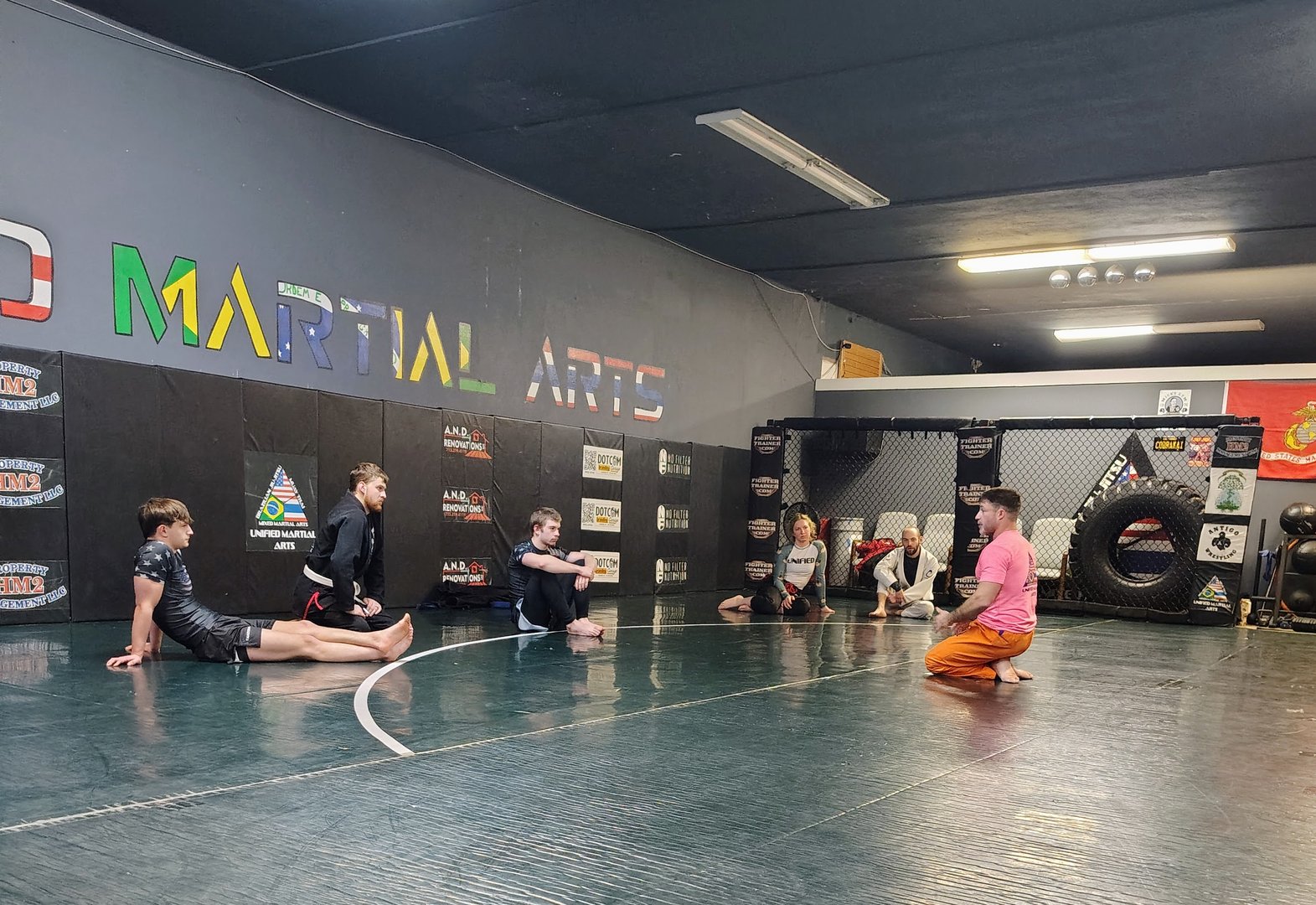 MMA training at Unified Martial Arts North