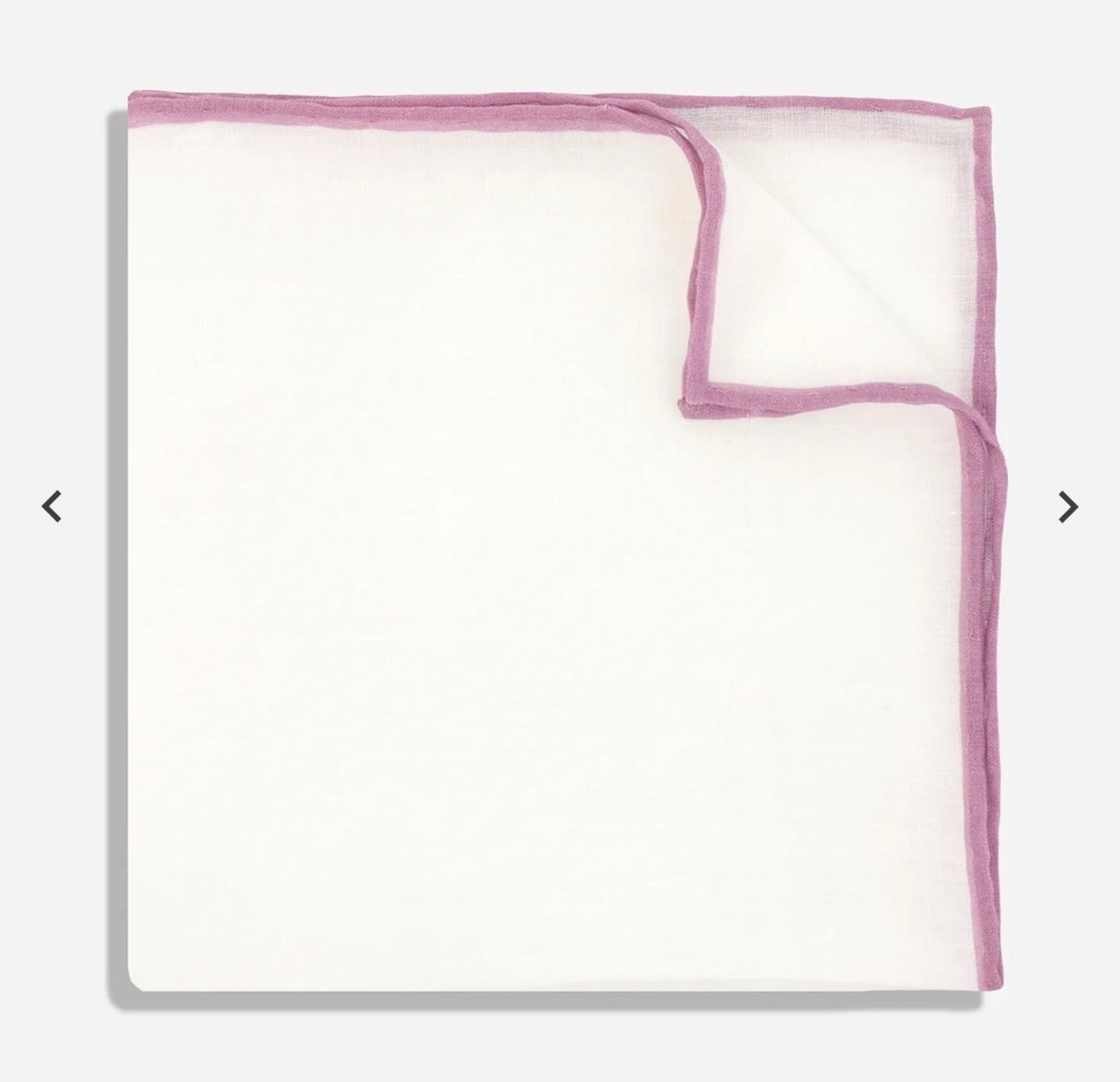 Minimalist design pocket square