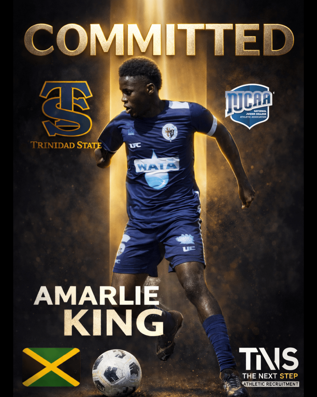 Amarlie King - Male Soccer Player from Jamaica