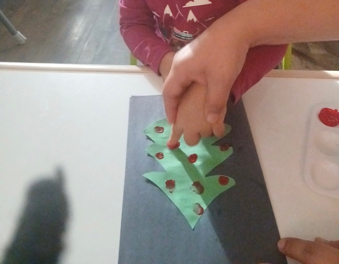 Child playing with building toys