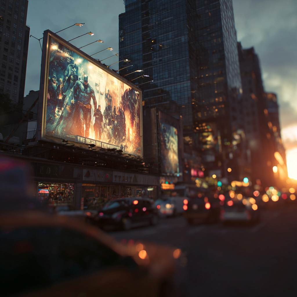 Focus on billboards as the hero of every frame