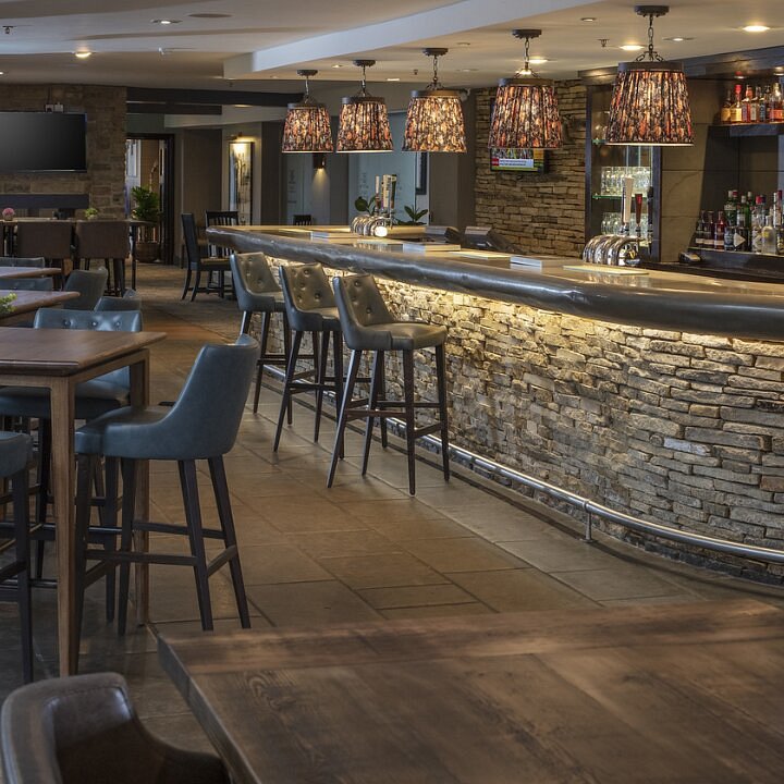 The famous Claret Jug trophy at Slaley Hall showcasing golf heritage