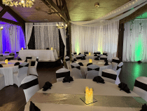 East Bay Country Club wedding reception setup