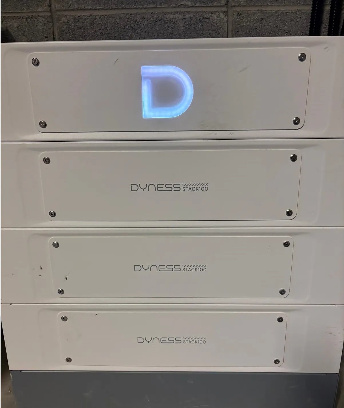 Solar battery storage installation