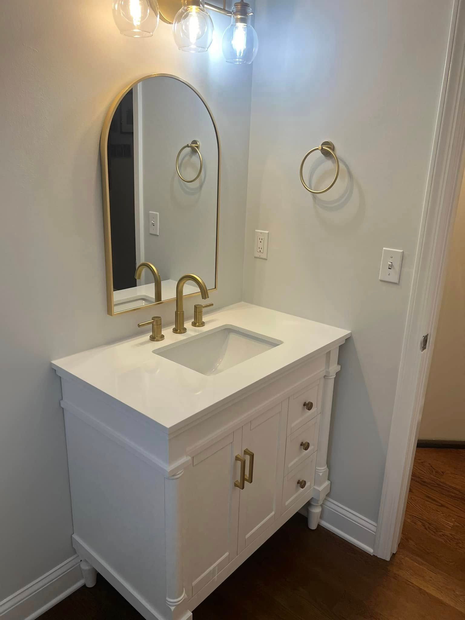 Custom bathroom installation with premium finishes in Northwest Ohio
