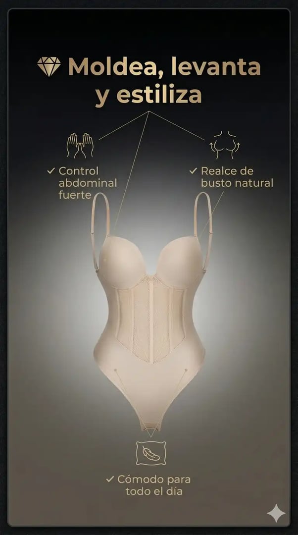 Body Faja Bella Beige