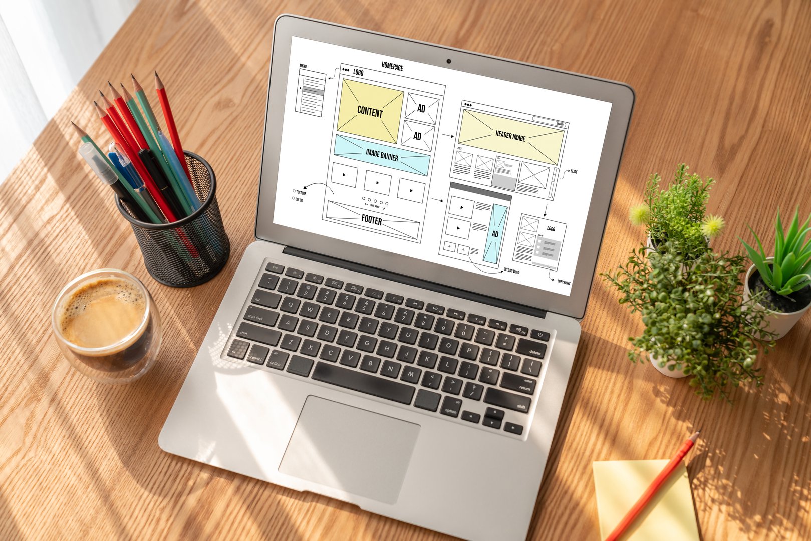 Website design software provide modish template for online retail business and e-commerce